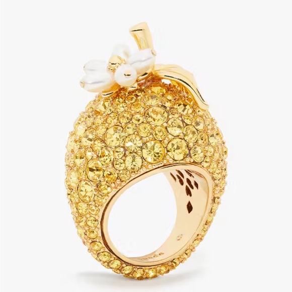 Kate Spade Fresh Squeeze Cocktail Ring Size 7 NWT - Picture 2 of 8